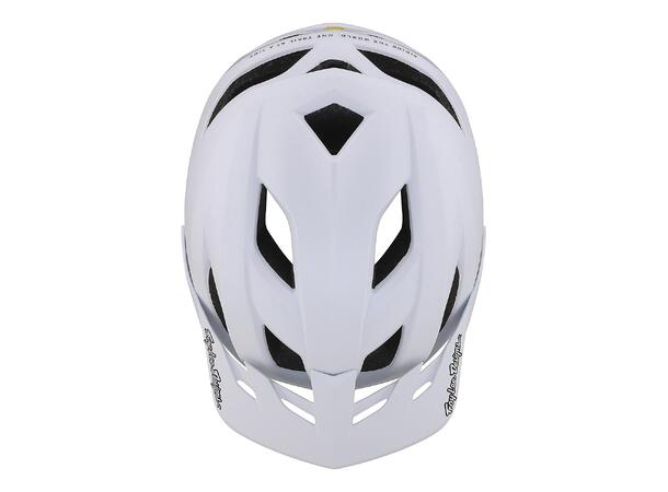Troy Lee Designs Youth Flowline Helmet MIPS Orbit White, One Size
