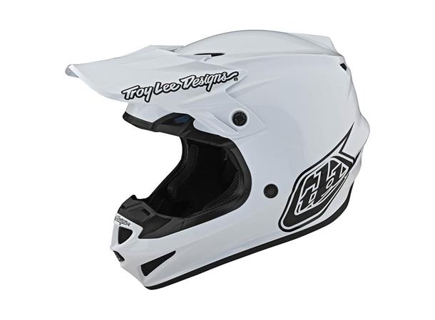 Troy Lee Designs SE4 Polyacrylite MIPS Mono White