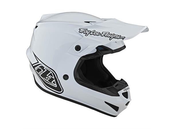Troy Lee Designs SE4 Polyacrylite MIPS Mono White