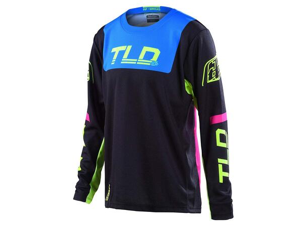 Troy Lee Designs YOUTH GP Jersey Fractura Black Flo Yellow