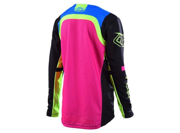 Troy Lee Designs YOUTH GP Jersey Fractura Black Flo Yellow