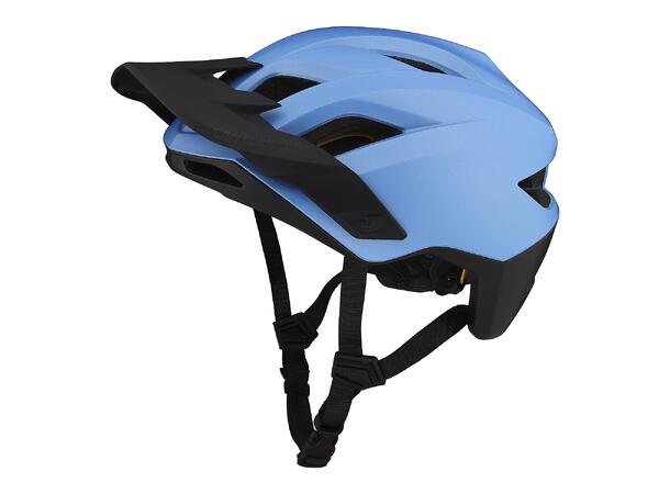 Troy Lee Designs Youth Flowline Helmet MIPS Orbit Oasis Blue/Black, One Size