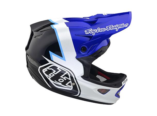 Troy Lee Designs D3 Fiberlite Helmet XXL Volt Blue, XXL (63-65cm)