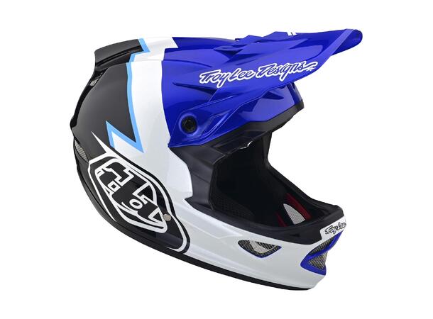 Troy Lee Designs D3 Fiberlite Helmet XXL Volt Blue, XXL (63-65cm)
