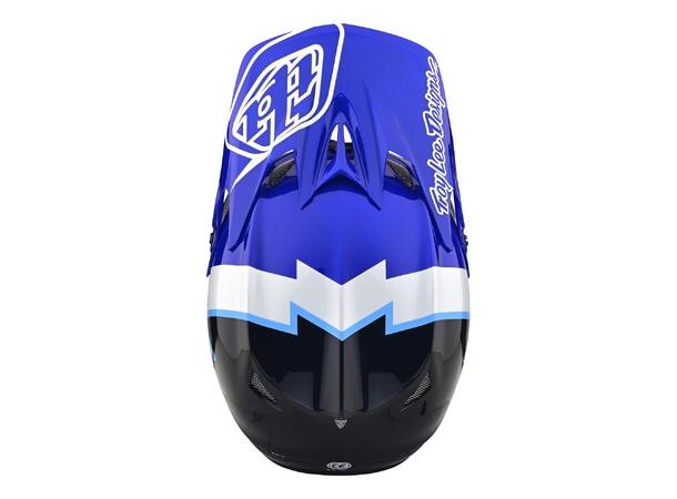Troy Lee Designs D3 Fiberlite Helmet XXL Volt Blue, XXL (63-65cm)