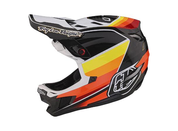 Troy Lee Designs D4 Carbon MIPS Helmet Reverb Black / White