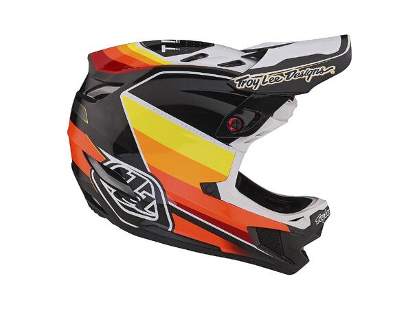 Troy Lee Designs D4 Carbon MIPS Helmet Reverb Black / White