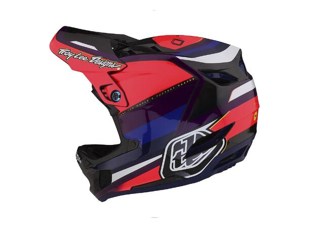 Troy Lee Designs D4 Carbon MIPS Helmet Reverb Pink / Purple