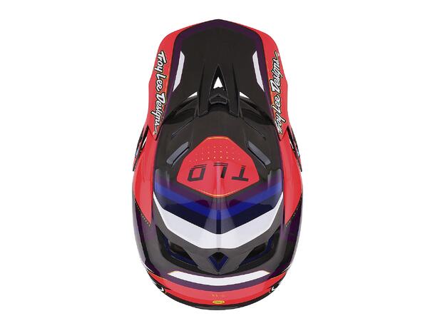 Troy Lee Designs D4 Carbon MIPS Helmet Reverb Pink / Purple