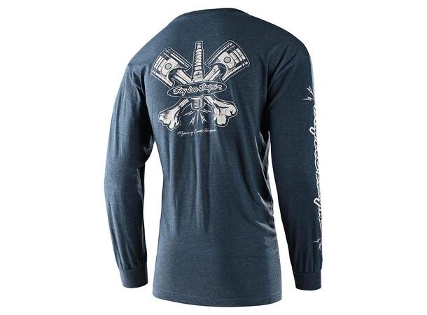 Troy Lee Designs 40th Pistonbone LS Navy Heather. str. LG