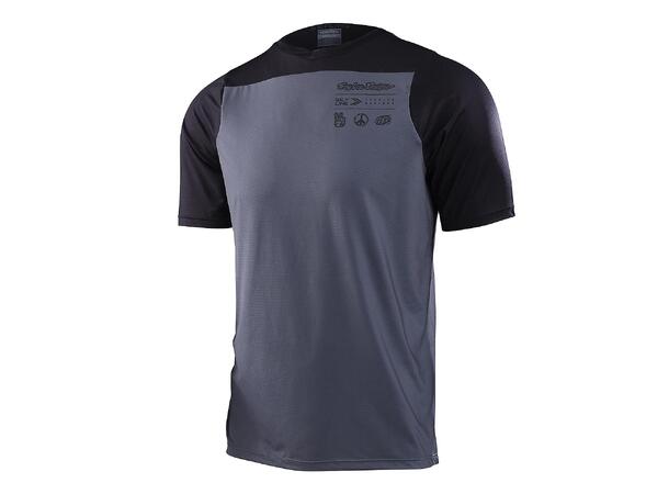 Troy Lee Designs Skyline SS Jersey Mono Charcoal