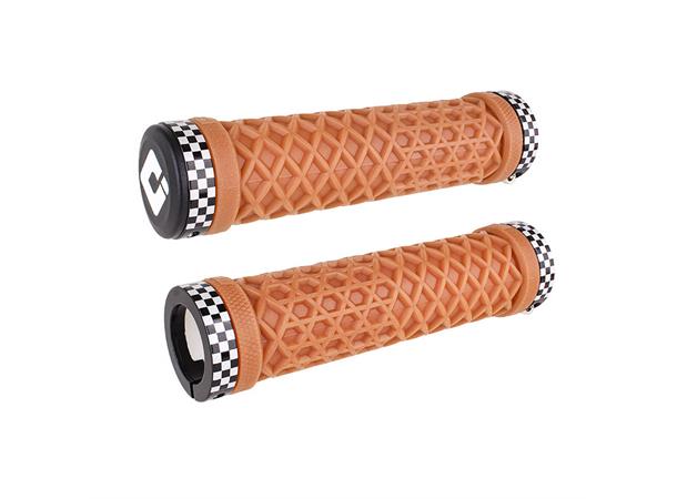 ODI Vans® Lock-On Grips Limited Edition Gum w/Checkerboard Black Clamps