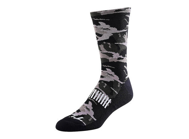 Troy Lee Designs Sign. Performance Sock Camo Black