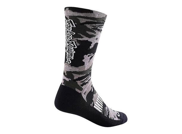 Troy Lee Designs Sign. Performance Sock Camo Black