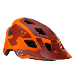 Leatt Junior MTB AllMtn 1.0 Helmet, XS Flame, XS (53-54cm)