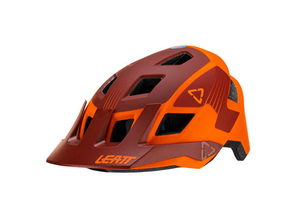 Leatt Junior MTB AllMtn 1.0 Helmet, XS Flame, XS (53-54cm)