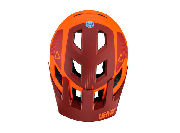 Leatt Junior MTB AllMtn 1.0 Helmet, XS Flame, XS (53-54cm)