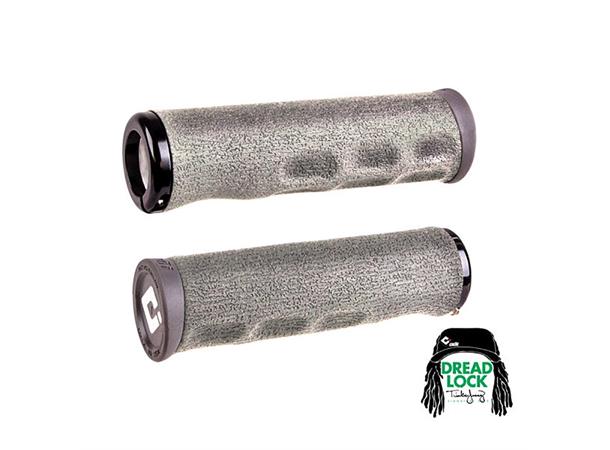 ODI Dread Lock Grip Grey w/Black Clamp