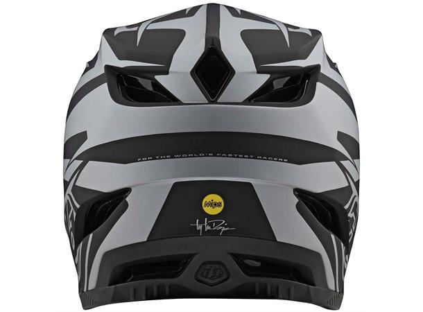 Troy Lee Designs D4 Composite Helmet Slash Black/Silver, str. LG