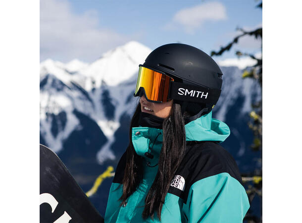 Smith Squad XL Black, Everday Red Mirror Chromapop Everyday Red Mirror