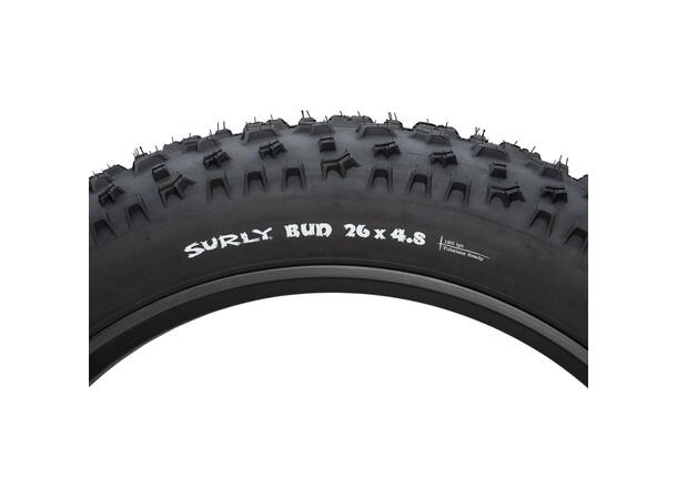 Surly Bud Fatbike Tire 26 x 4.8, 120 tpi 26" x 4.8", 120 tpi