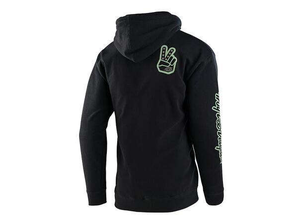 Troy Lee Designs Zip Up Hoodie Peace Out Black