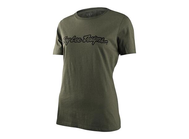 Troy Lee Designs WMNS Signature Tee Military Green