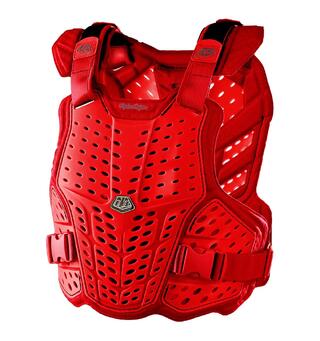 Troy Lee Designs Youth Rockfight, Red Chest Protector, One Size