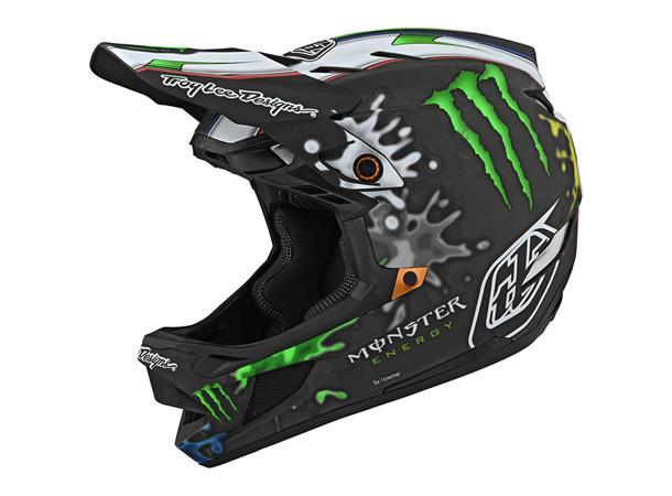 Troy Lee Designs D4 Carbon Helmet Monster Zink Black XL