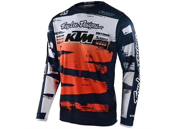 Troy Lee Designs YOUTH GP Jersey Brushed Team Navy/Orange