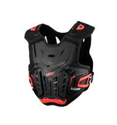 Leatt Junior 2.5 Chest Protector, Black Black/Red