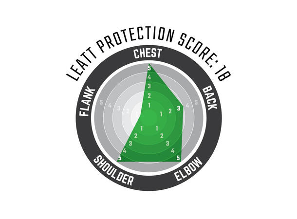 Leatt Junior 4.5 Body Protector, Black Black