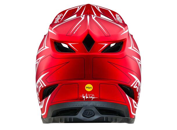 Troy Lee Designs D4 Composite Helmet Pinned Red