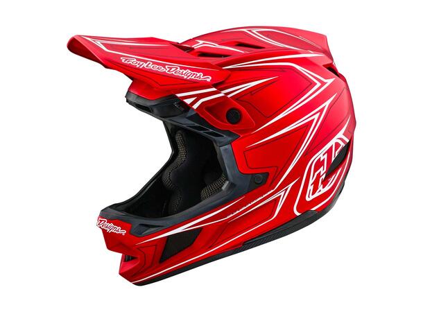 Troy Lee Designs D4 Composite Helmet Pinned Red