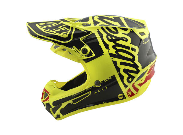 Troy Lee Designs YOUTH SE4 Polyacrylite Factory Yellow YLG