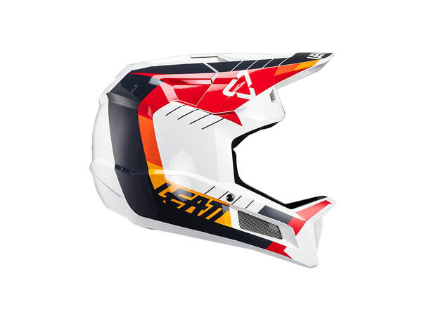 Leatt MTB Gravity 2.0 Helmet, White/Red White/Red