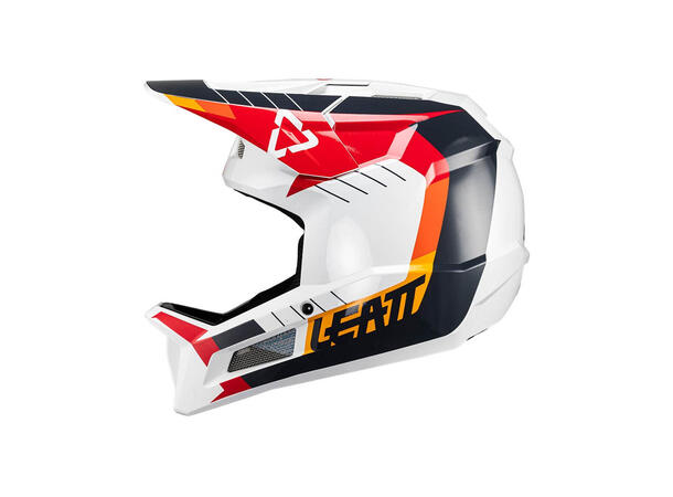 Leatt MTB Gravity 2.0 Helmet, White/Red White/Red