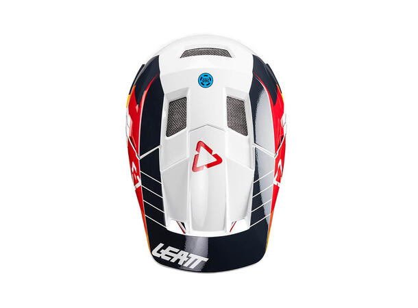 Leatt MTB Gravity 2.0 Helmet, White/Red White/Red