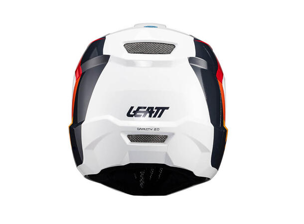 Leatt MTB Gravity 2.0 Helmet, White/Red White/Red