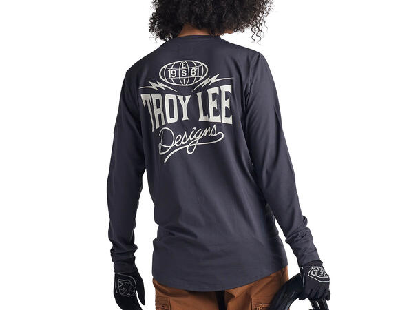 Troy Lee Designs Ruckus LS Ride Tee Bolts Carbon