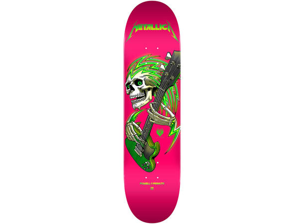 Powell Peralta Flight deck 8'' METALLICA COLLAB HOT PINK