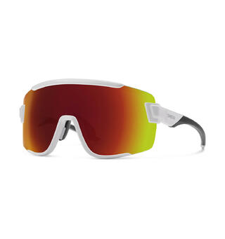 Smith Wildcat White ChromaPop Red Mirror