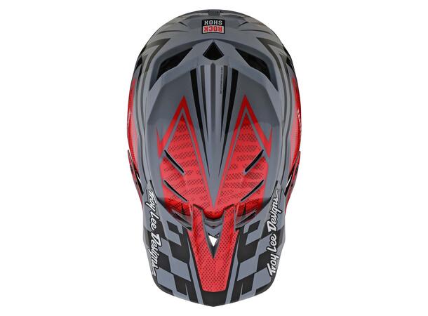 Troy Lee Designs D4 Carbon Helmet SRAM Red/Black