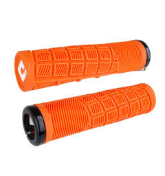 Odi Reflex v2.1 Lock-On MTB Grips White/Orange, 135mm