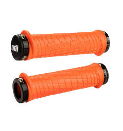 Odi x TLD Signature Lock-On Grips Orange, w/Black Clamps