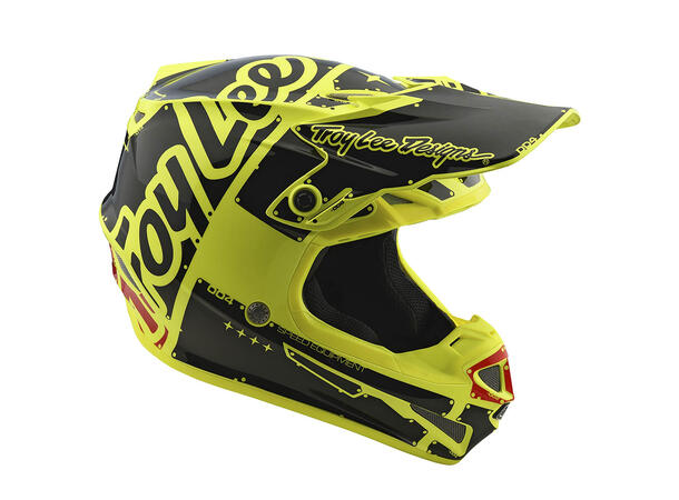 Troy Lee Designs YOUTH SE4 Polyacrylite Factory Yellow YMD