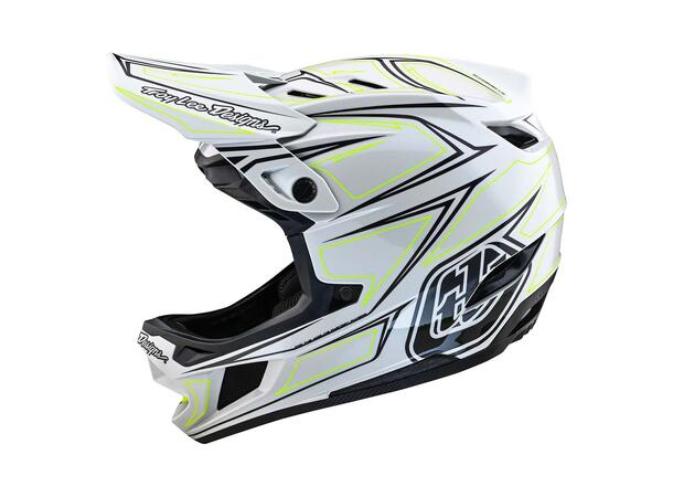 Troy Lee Designs D4 Composite Helmet Pinned Light Gray