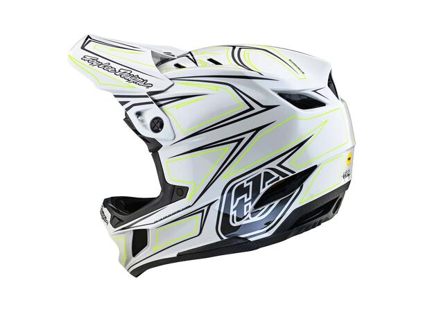 Troy Lee Designs D4 Composite Helmet Pinned Light Gray