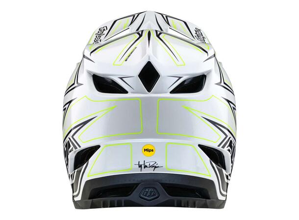 Troy Lee Designs D4 Composite Helmet Pinned Light Gray