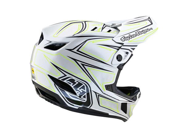 Troy Lee Designs D4 Composite Helmet Pinned Light Gray